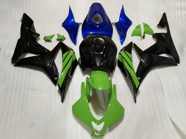Carenados Moto Honda CBR600RR 2007-2008 - Azul Verde Negro Brillante Fabricantes