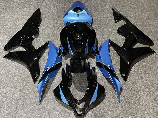 Carenados Moto Honda CBR600RR 2007-2008 - Azul Claro Negro Brillante Fabricantes