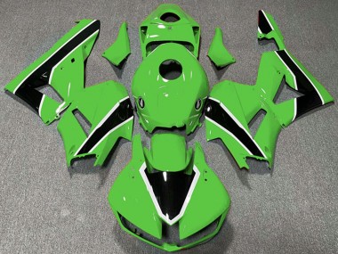 Carenados Moto Honda CBR600RR 2013-2023 - Verde Blanco Negro Brillante Fabricantes