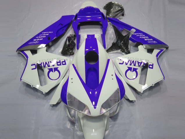 Carenados Moto Honda CBR600RR 2003-2004 - Blanco Azul Pramac Fabricantes