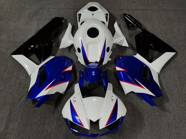 Carenados Moto Honda CBR600RR 2013-2023 - Blanco Azul Negro Brillante Fabricantes
