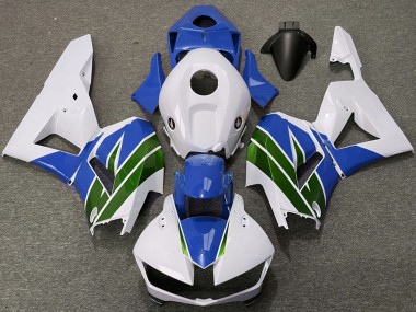 Carenados Moto Honda CBR600RR 2013-2023 - Blanco Azul Verde Fabricantes