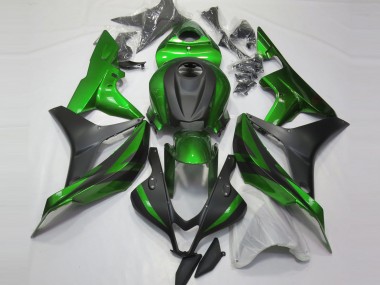 Carenados Moto Honda CBR600RR 2007-2008 - Verde Negro Mate Fabricantes
