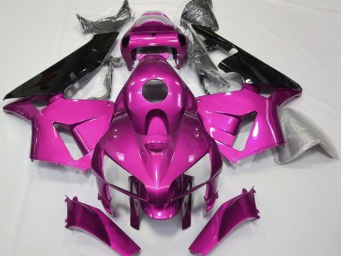 Carenados Moto Honda CBR600RR 2005-2006 - Hot Rosa Negro CBR Estilo Fabricantes