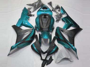 Carenados Moto Honda CBR600RR 2007-2008 - Azul Claro Negro Mate Fabricantes