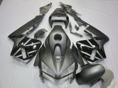 Carenados Moto Honda CBR600RR 2005-2006 - Gris Mate Negro Fabricantes