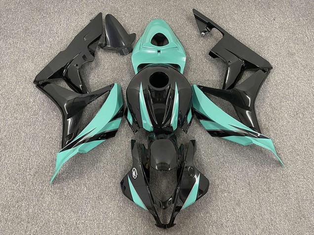 Carenados Moto Honda CBR600RR 2007-2008 - Verde Menta Negro Brillante Fabricantes
