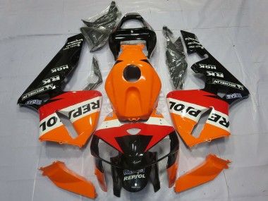 Carenados Moto Honda CBR600RR 2005-2006 - Naranja Rojo Blanco Negro Repsol OEM Estilo Fabricantes