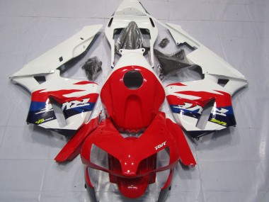 Carenados Moto Honda CBR600RR 2003-2004 - Blanco Rojo Azul RVF Estilo Fabricantes