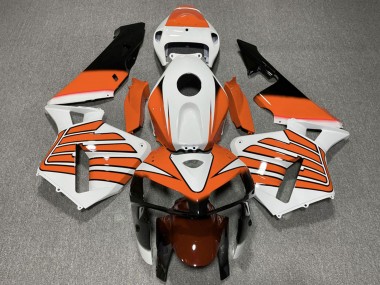 Carenados Moto Honda CBR600RR 2005-2006 - Blanco Naranja Alas Fabricantes