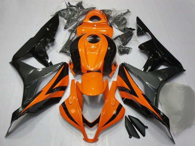 Carenados Moto Honda CBR600RR 2007-2008 - Naranja Gris Negro Brillante Fabricantes