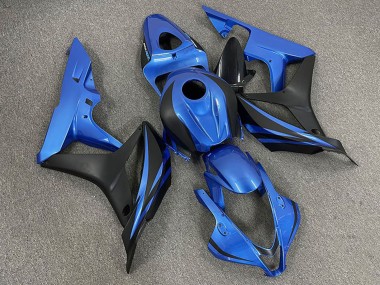 Carenados Moto Honda CBR600RR 2007-2008 - Azul Negro Mate OEM Estilo Fabricantes