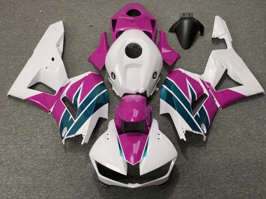 Carenados Moto Honda CBR600RR 2013-2023 - Blanco Rosa Emerald Fabricantes