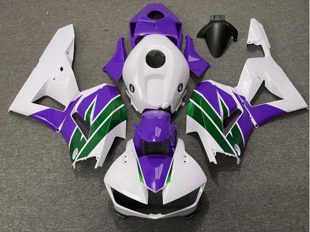 Carenados Moto Honda CBR600RR 2013-2023 - Blanco Púrpura Verde Fabricantes