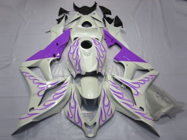 Carenados Moto Honda CBR600RR 2007-2008 - Blanco Púrpura Llama Fabricantes
