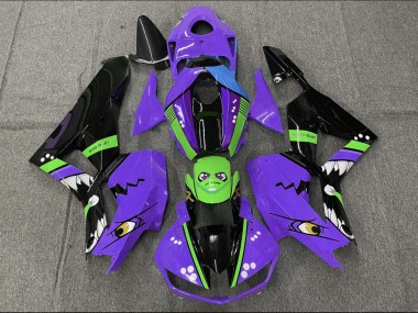 Carenados Moto Honda CBR600RR 2013-2023 - Púrpura Verde Azul Negro Brillante Tiburón Fabricantes