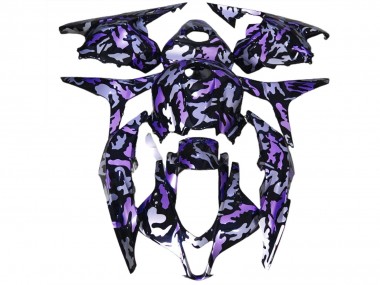 Carenado Moto Honda CBR600RR 2009-2012 - Púrpura Plata Camouflage Fabricantes
