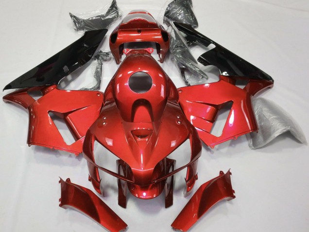 Carenados Moto Honda CBR600RR 2005-2006 - Rojo Negro CBR Estilo Fabricantes