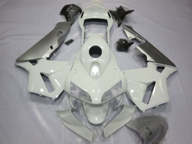 Carenados Moto Honda CBR600RR 2003-2004 - Plata Blanco Fabricantes