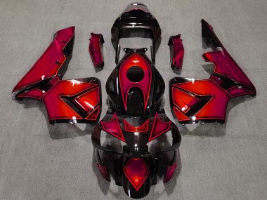 Carenados Moto Honda CBR600RR 2003-2004 - Rojo Negro Brillante Fabricantes