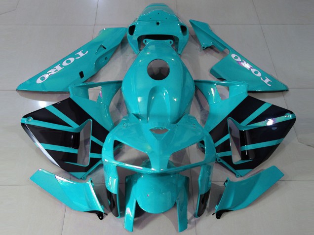 Carenados Moto Honda CBR600RR 2005-2006 - Azul Verdoso OEM Estilo Fabricantes