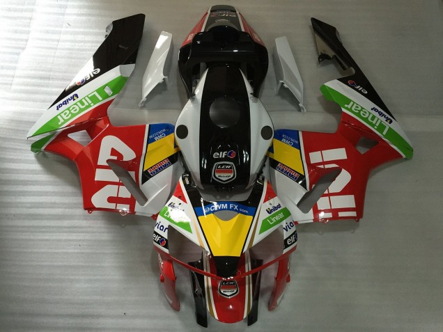 Carenados Moto Honda CBR600RR 2005-2006 - Blanco Rojo Givi Fabricantes