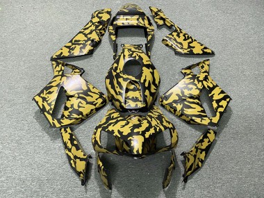 Carenados Moto Honda CBR600RR 2003-2004 - Amarillo Negro Camouflage Fabricantes