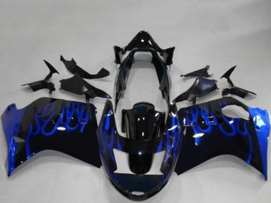 Carenados Moto Honda CBR1100XX Blackbird 1996-2007 - Negro Brillante Azul Llama Fabricantes