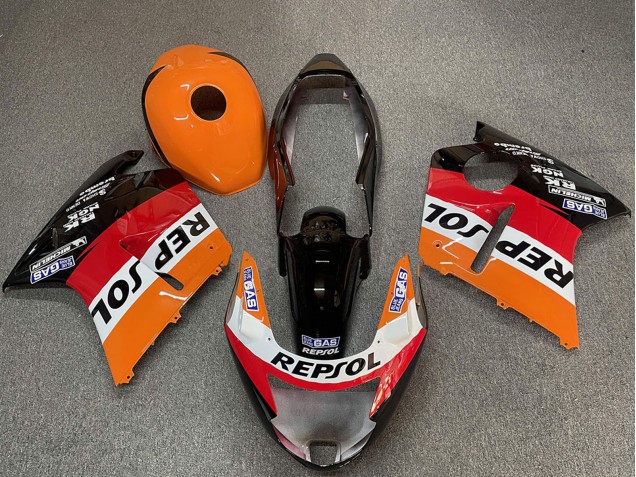 Carenados Moto Honda CBR1100XX Blackbird 1996-2007 - Naranja Blanco Rojo Negro Brillante Repsol Fabricantes