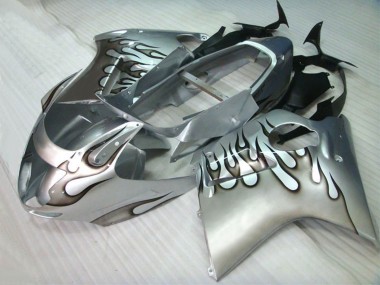 Carenados Moto Honda CBR1100XX Blackbird 1996-2007 - Plata Negro Llama Fabricantes