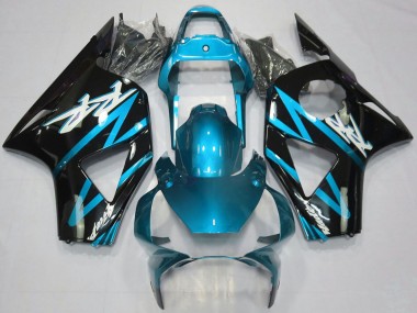 Carenados Moto Honda CBR954RR 2002-2003 - Azul Claro Negro Brillante Fabricantes