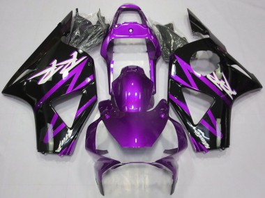 Carenado Moto Honda CBR954RR 2002-2003 - Púrpura Negro Brillante Fabricantes