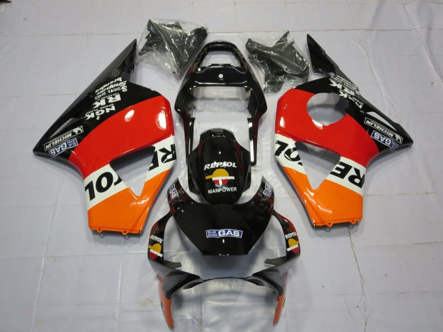 Carenados Moto Honda CBR954RR 2002-2003 - Naranja Blanco Rojo Negro Repsol Fabricantes
