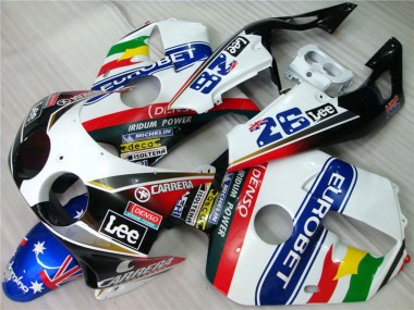 Carenados Moto Honda CBR250RR 1990-1998 - Blanco Azul Rojo Amarillo Verde Carrera EuroBet Lee Fabricantes