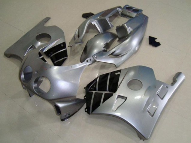 Carenados Moto Honda CBR250RR 1990-1998 - Plata Negro Brillante Fabricantes