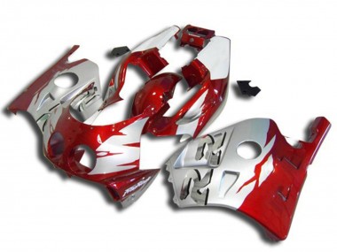 Carenados Moto Honda CBR250RR 1990-1998 - Plata Rojo Fabricantes