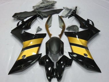 Carenados Moto Honda CBR600F 2011-2013 - Oro Negro Brillante CBR Diseño Fabricantes