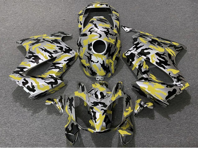 Carenados Moto Honda VFR 800 2002-2013 - Amarillo Camouflage Fabricantes