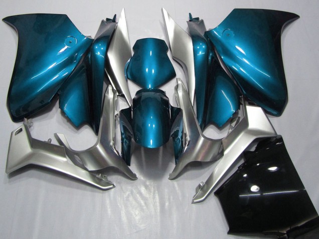 Carenados Moto Honda VFR 1200 2010-2014 - Plata Azul Claro Fabricantes