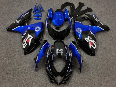 Carenados Moto Suzuki GSXR 1000 2009-2016 - Negro Azul Fabricantes