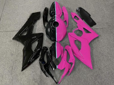 Carenados Moto Suzuki GSXR 1000 2005-2006 - Negro Brillante Rosa Fabricantes