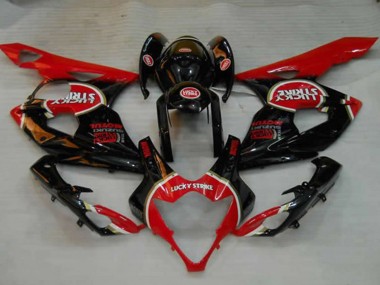 Carenados Moto Suzuki GSXR 1000 2005-2006 - Negro Brillante Rojo Blanco Lucky Strike Fabricantes
