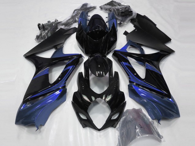 Carenados Moto Suzuki GSXR 1000 2007-2008 - Azul Negro Brillante Fabricantes