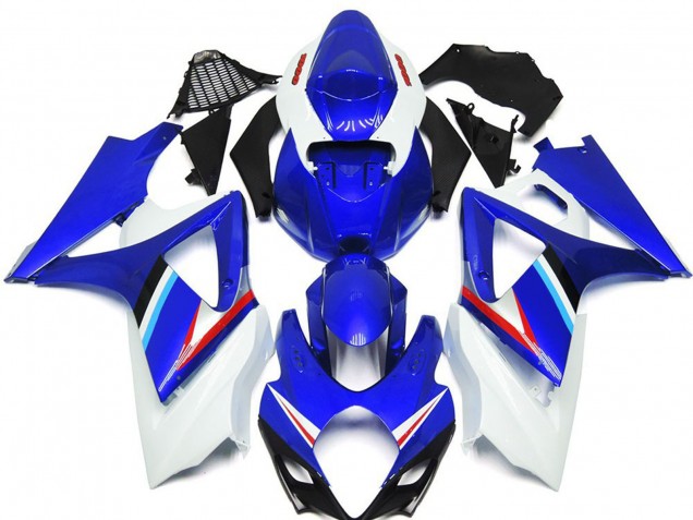 Carenados Moto Suzuki GSXR 1000 2007-2008 - Azul Blanco Rojo Negro Fabricantes