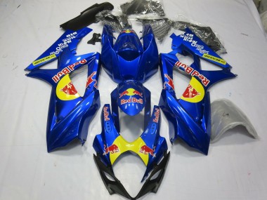 Carenados Moto Suzuki GSXR 1000 2007-2008 - Azul Amarillo Rojo Bull Fabricantes