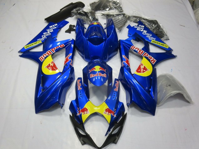 Carenados Moto Suzuki GSXR 1000 2007-2008 - Azul Amarillo Rojo Bull Fabricantes