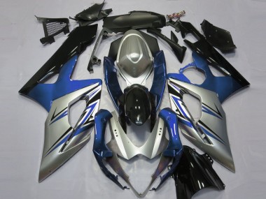 Carenados Moto Suzuki GSXR 1000 2005-2006 - Azul Plata Negro Fabricantes