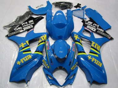 Carenado Moto Suzuki GSXR 1000 2007-2008 - Azul Oro Negro Rizla Fabricantes