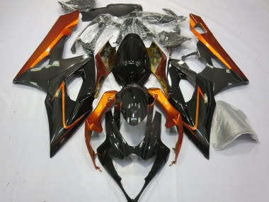 Carenados Moto Suzuki GSXR 1000 2005-2006 - Burnt Naranja Negro Fabricantes