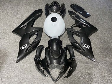 Carenados Moto Suzuki GSXR 1000 2005-2006 - FibraCarbono Estilo Blanco Brillante Fabricantes